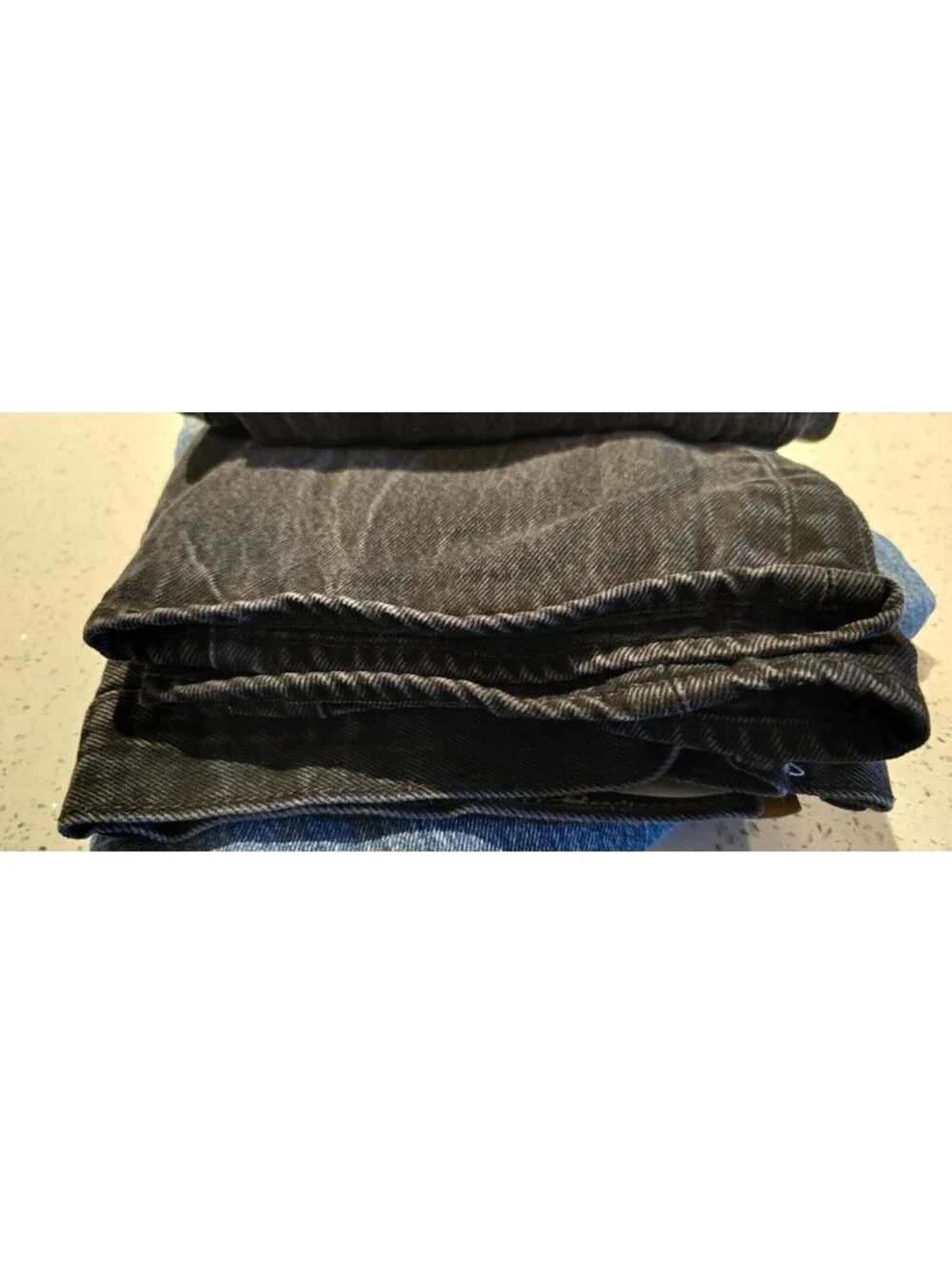 Circa 2014 Black 36x34 Button Fly Authentic Levi 501's